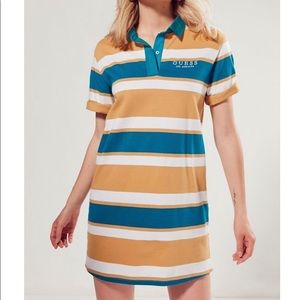 GUESS + UO Rugby Striped shirt dress